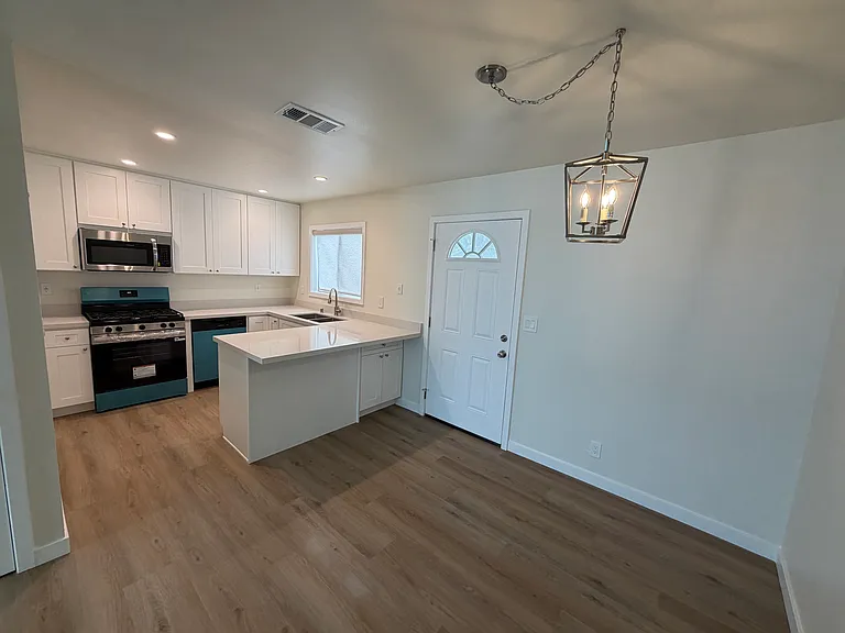 Kitchen and dining area