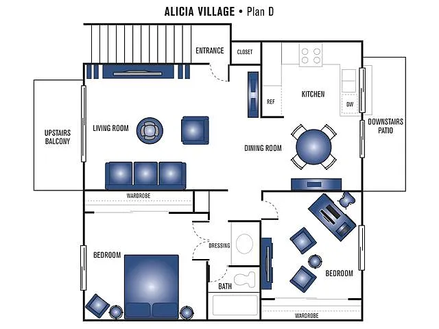 Floor plan Plan D