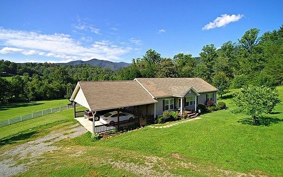 Carport and front of home