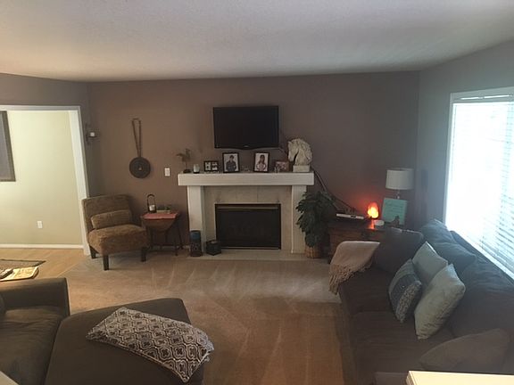 Living room with gasfire