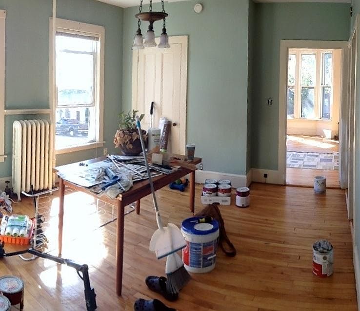 Middle (dining) Room looking toward Front Room (Living room)