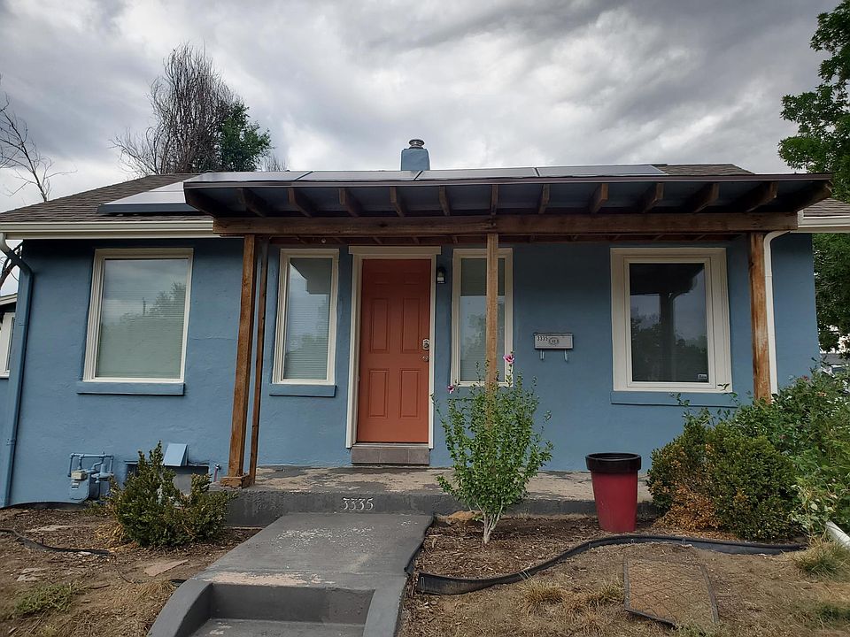 front of house / south-facing side