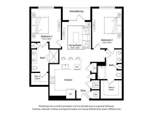 Floor plan B1 ALT 2