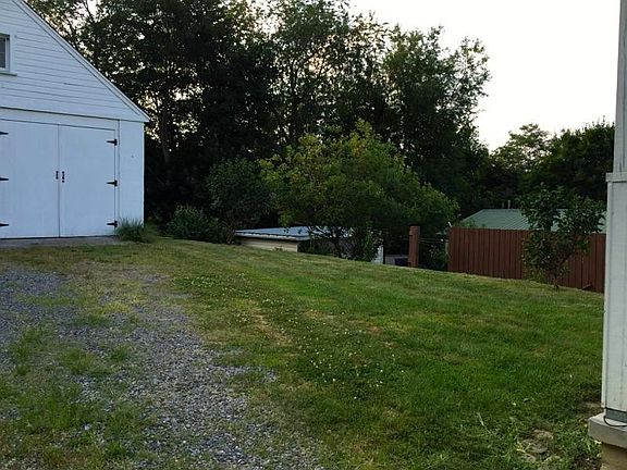 Backyard, private driveway