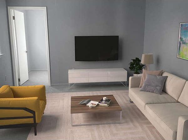 Living Room with plenty of natural sunlight