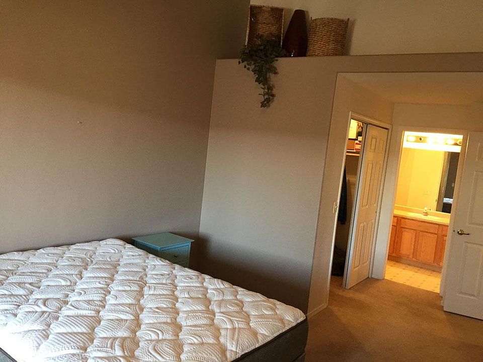 Master Bedroom with King bed and walk-in closet