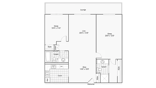 Floor plan Hampshire