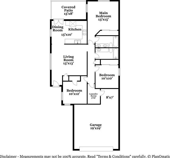 3 bed, 2.0 bath, 1145 sqft, $2,015 — Photo 2