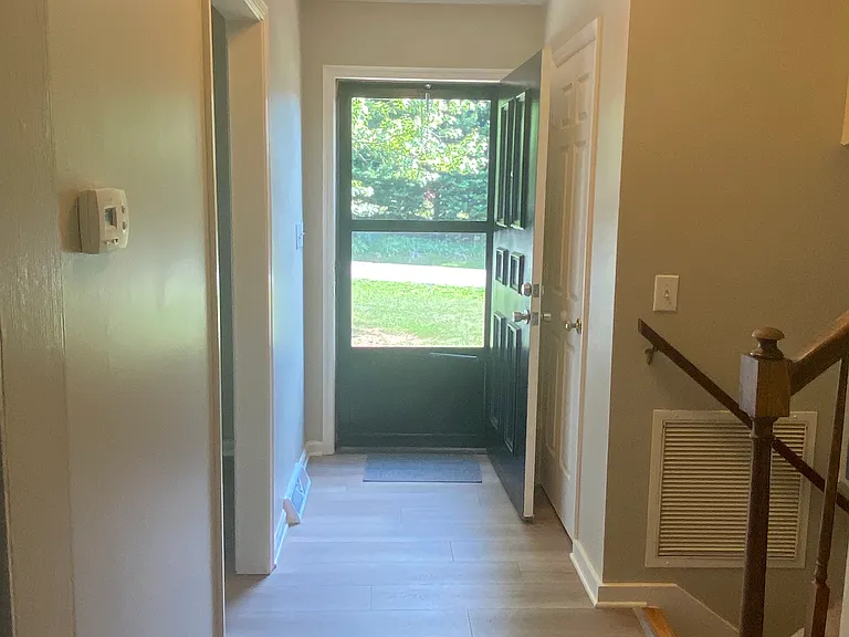 View of front foyer from the kitchen