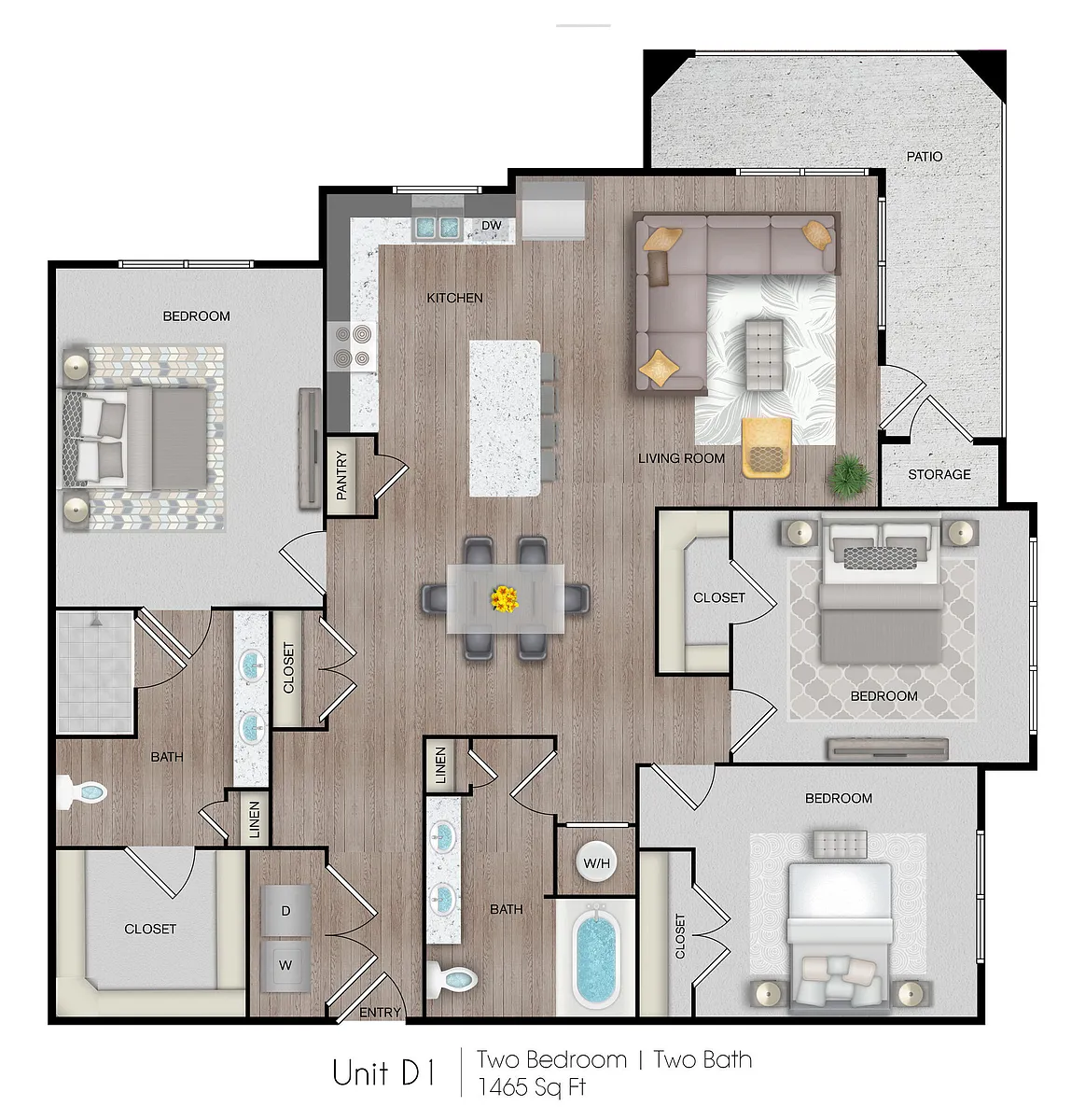 Floor plan D1