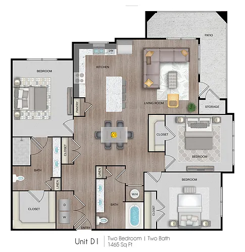 Floor plan D1