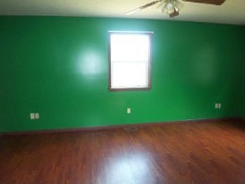 Hideous Color Master Bedroom
