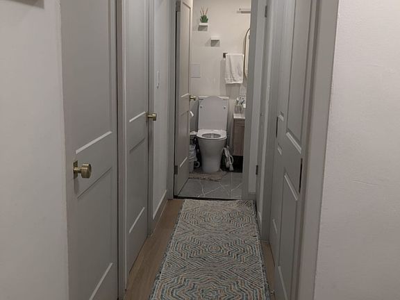 Two rooms on the left. Storage on the right.