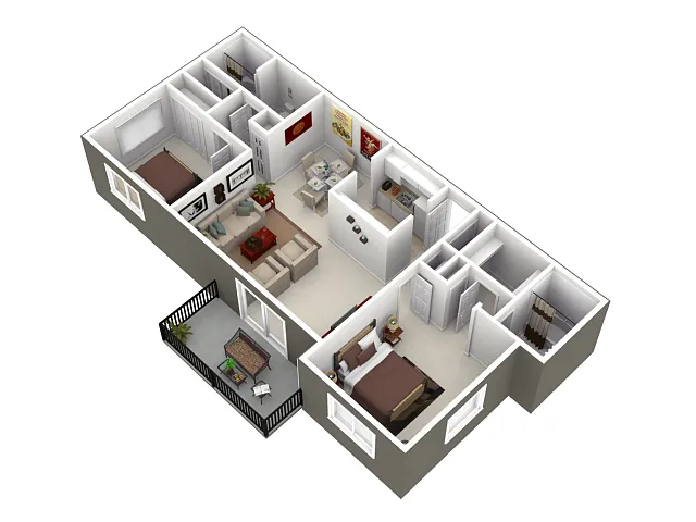 Floor plan The Huntington