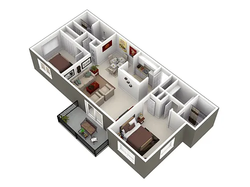 Floor plan The Huntington