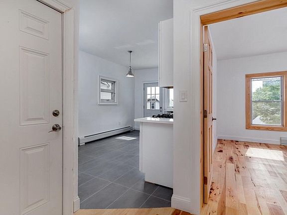 Kitchen and large 1st floor bedroom.
