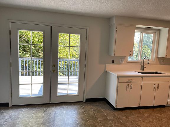 Dining room looking out to back deck