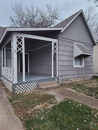 Covered front porch
