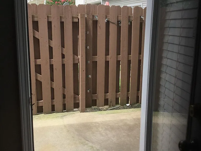 Fenced in Patio