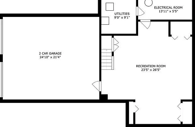 Garage and Finished Basement