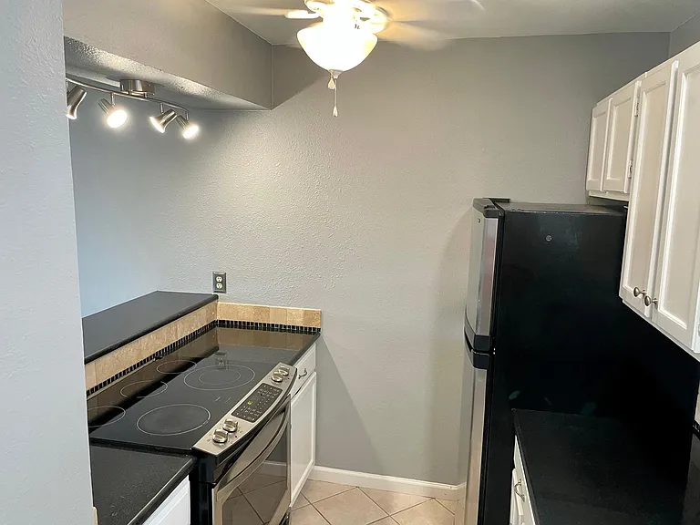 Updated stainless appliances.