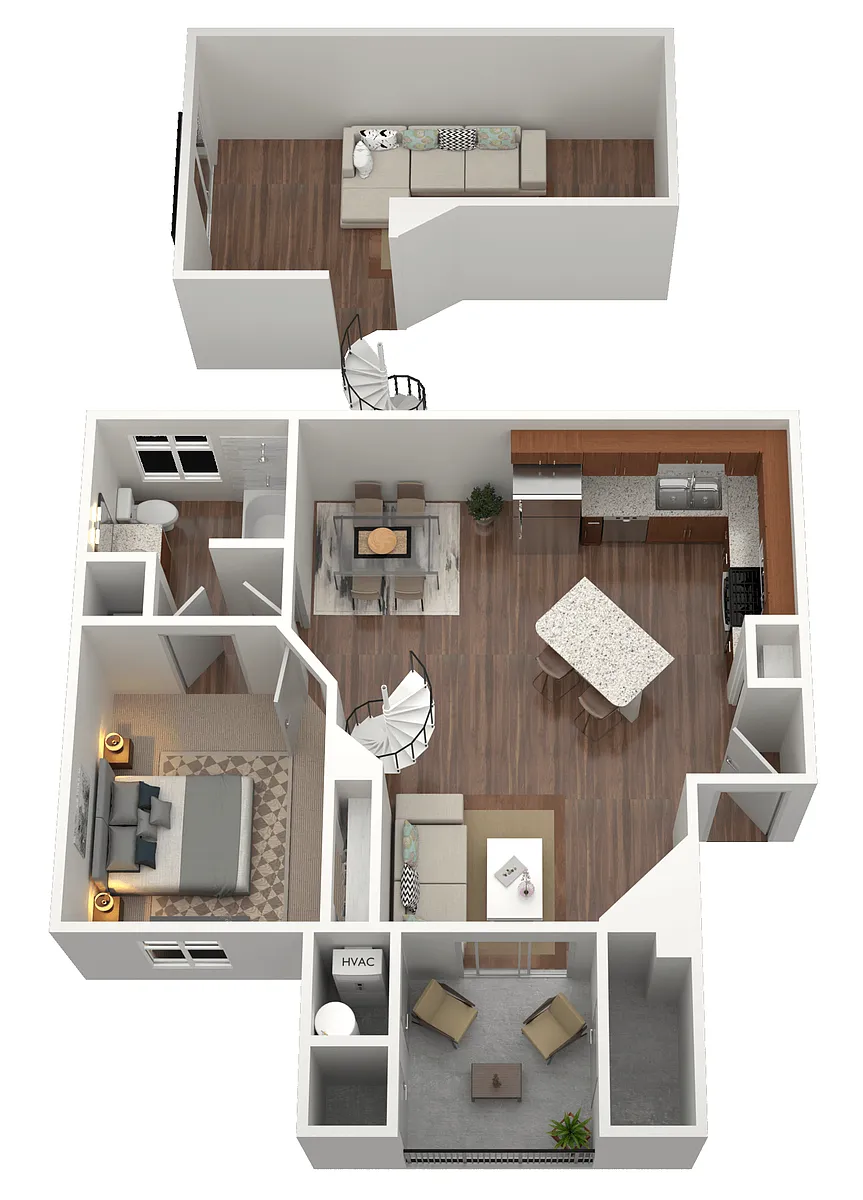 Floor plan Belle Meade Loft