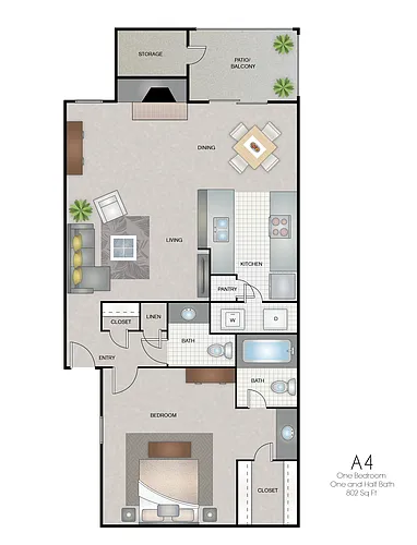 Floor plan A4