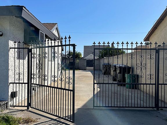 Gated entry into house.