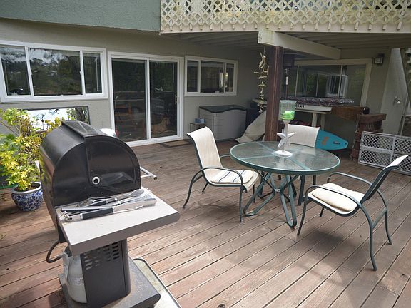 Your private entrance and deck