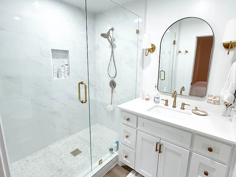 Downstairs fully updated bathroom
