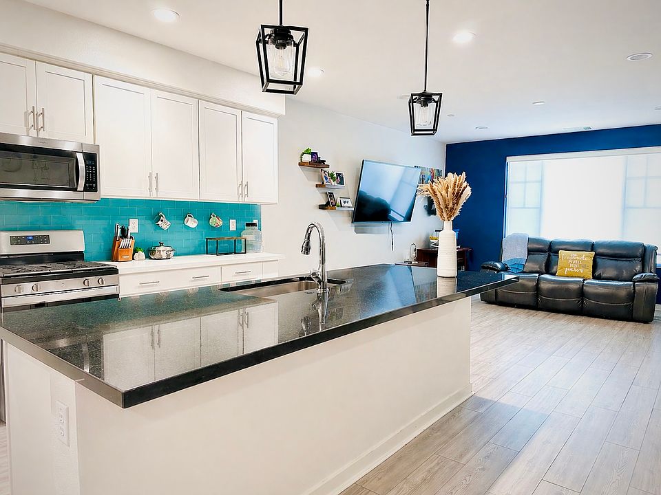 Open kitchen and living space