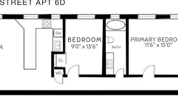 2nd image of 243 W 98th St APT 6D