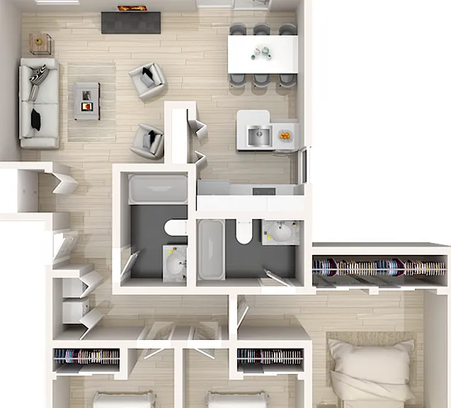 3 Bedroom x 2 Bath 3 Bedroom x 2 Bath