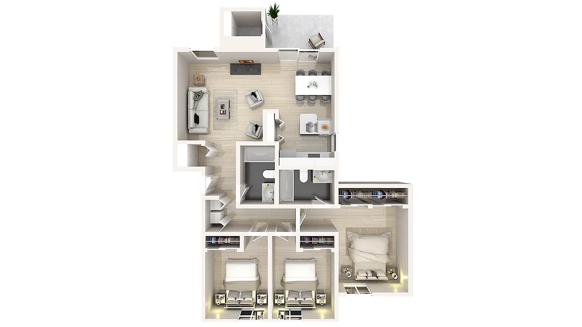 Floor plan 3 X 2