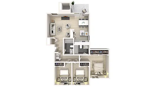 Floor plan 3 X 2