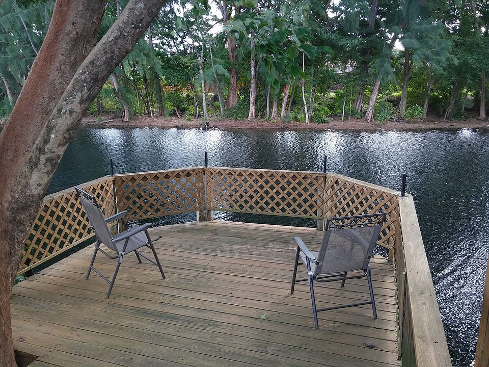 Dock built over canal