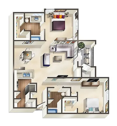 Floor plan B2B - R1