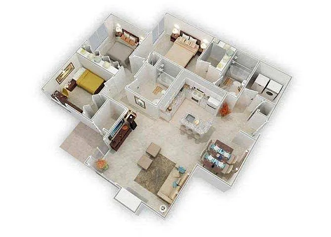Floor plan Breakwater Flat