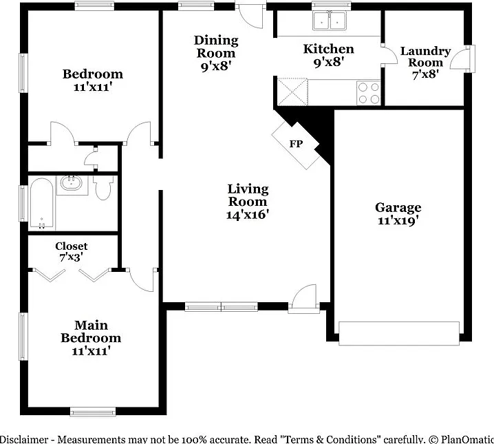 2 bed, 1.0 bath, 1007 sqft, $2,325 — Photo 2