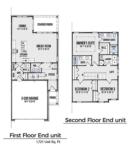 Floor plan 3B End