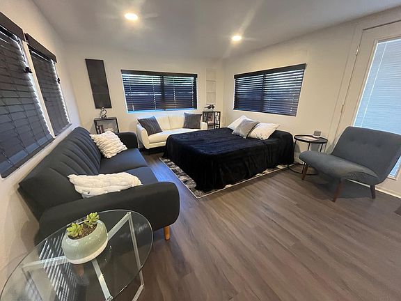 With a dedicated bathroom and a high end, self-inflating Queen airbed along with big screen TV, the living room converts into a beautiful comfy guest room