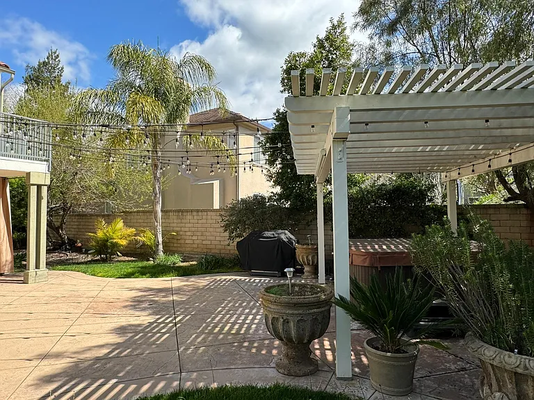 pergola and spa