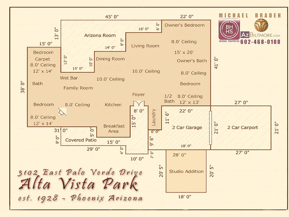 1st image of 3102 E Palo Verde Dr