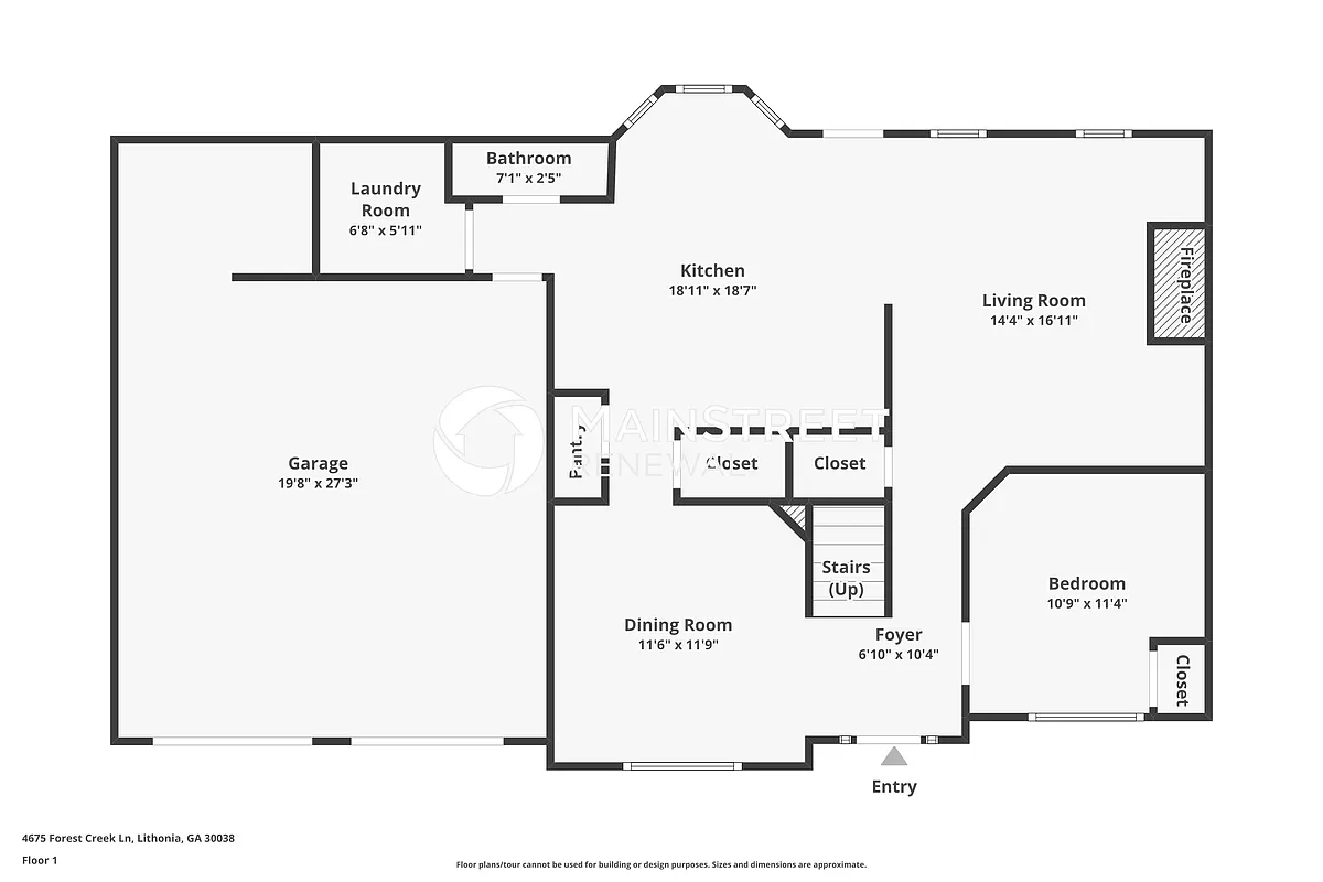 Floor Plan - 4675 Forest Creek Ln