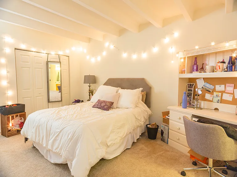 Furniture used to model bedroom. Not included