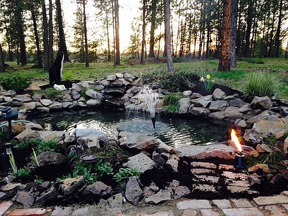 Backyard water feature