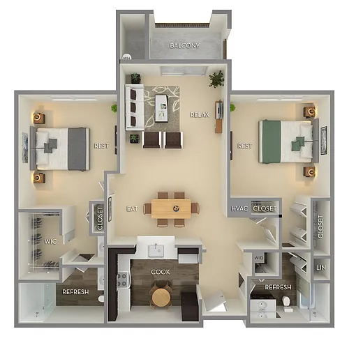 Floor plan Marseille II