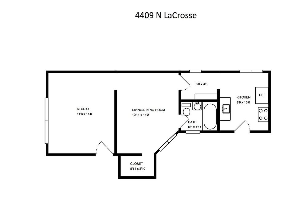 1st image of 4409 N La Crosse Ave #3