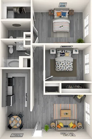 2 Bed, 2 Bath 2 Bed, 2 Bath