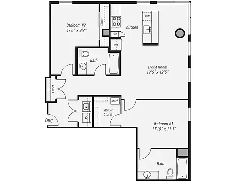 Floor plan B7